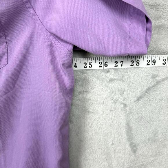 Tommy Bahama Lavender Short Sleeve Shirt Men Size L Relaxed Fit Island Hawaii - Picture 9 of 9